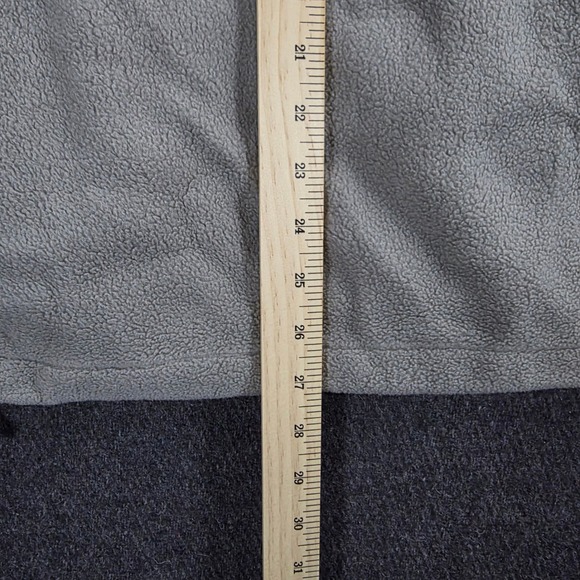 Columbia Interchange Bugaboo Fleece Jacket Mens Size L Gray Black Zip Up Outdoor - Picture 8 of 9